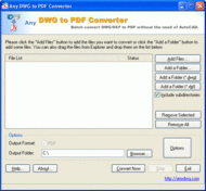 CAD PDF Converter screenshot